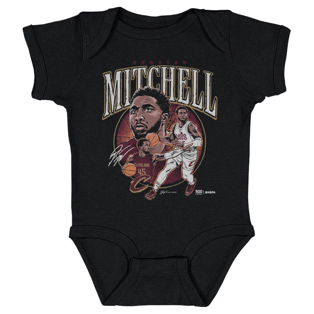 Donovan Mitchell Cleveland Cavaliers Trio WHT
