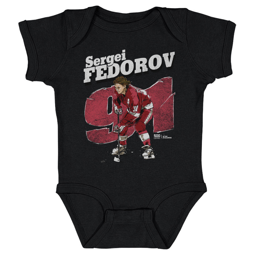 Sergei Fedorov Detroit Retro WHT