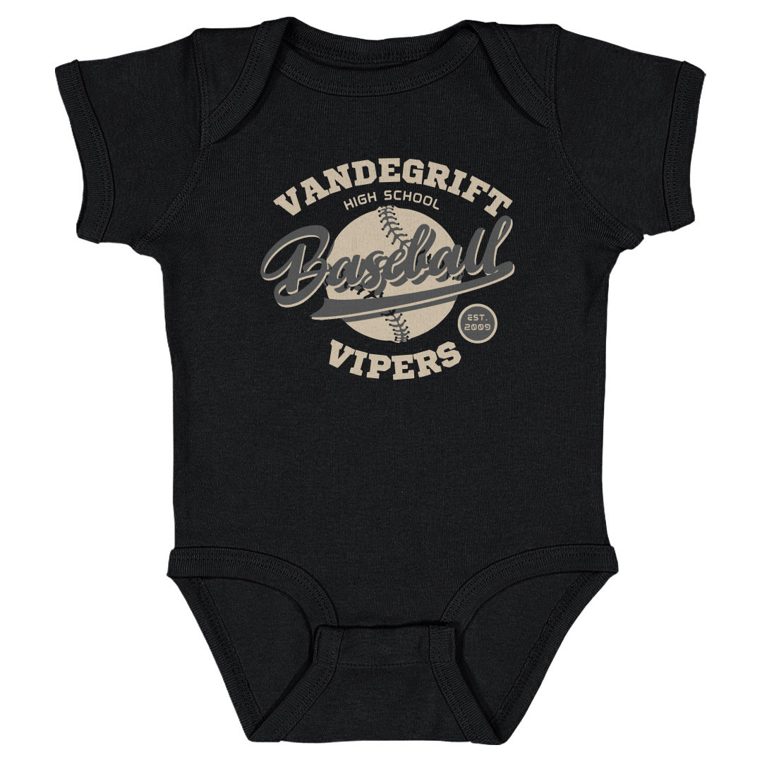 Vandegrift Crown Trio Baseball Script WHT