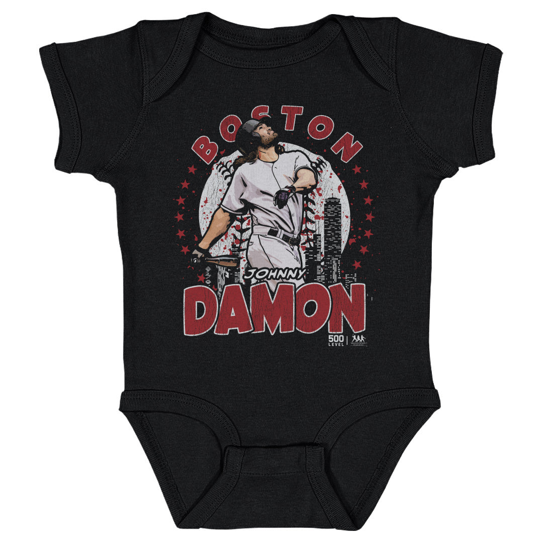 Johnny Damon Boston Gritty WHT