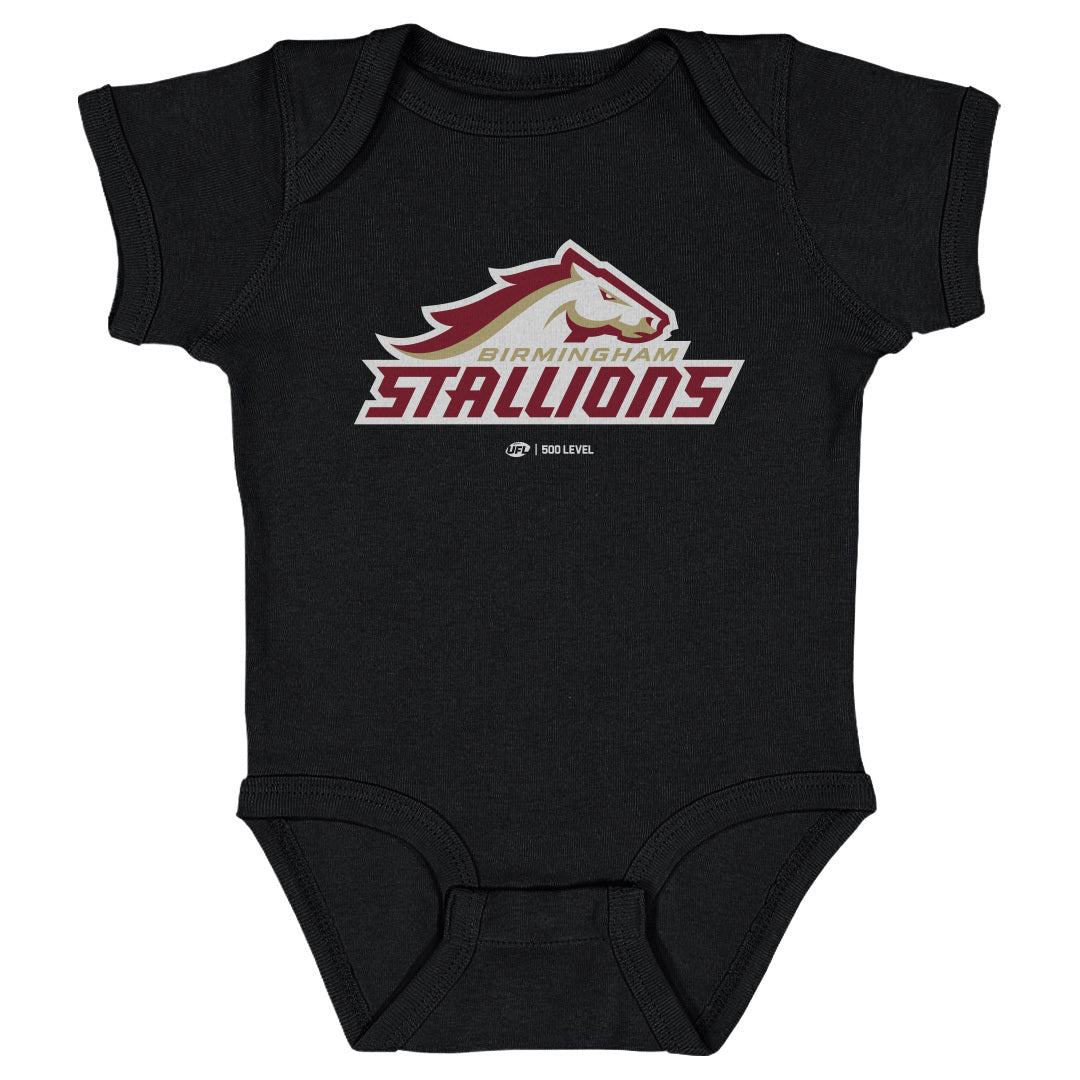 Birmingham Stallions Primary Logo WHT