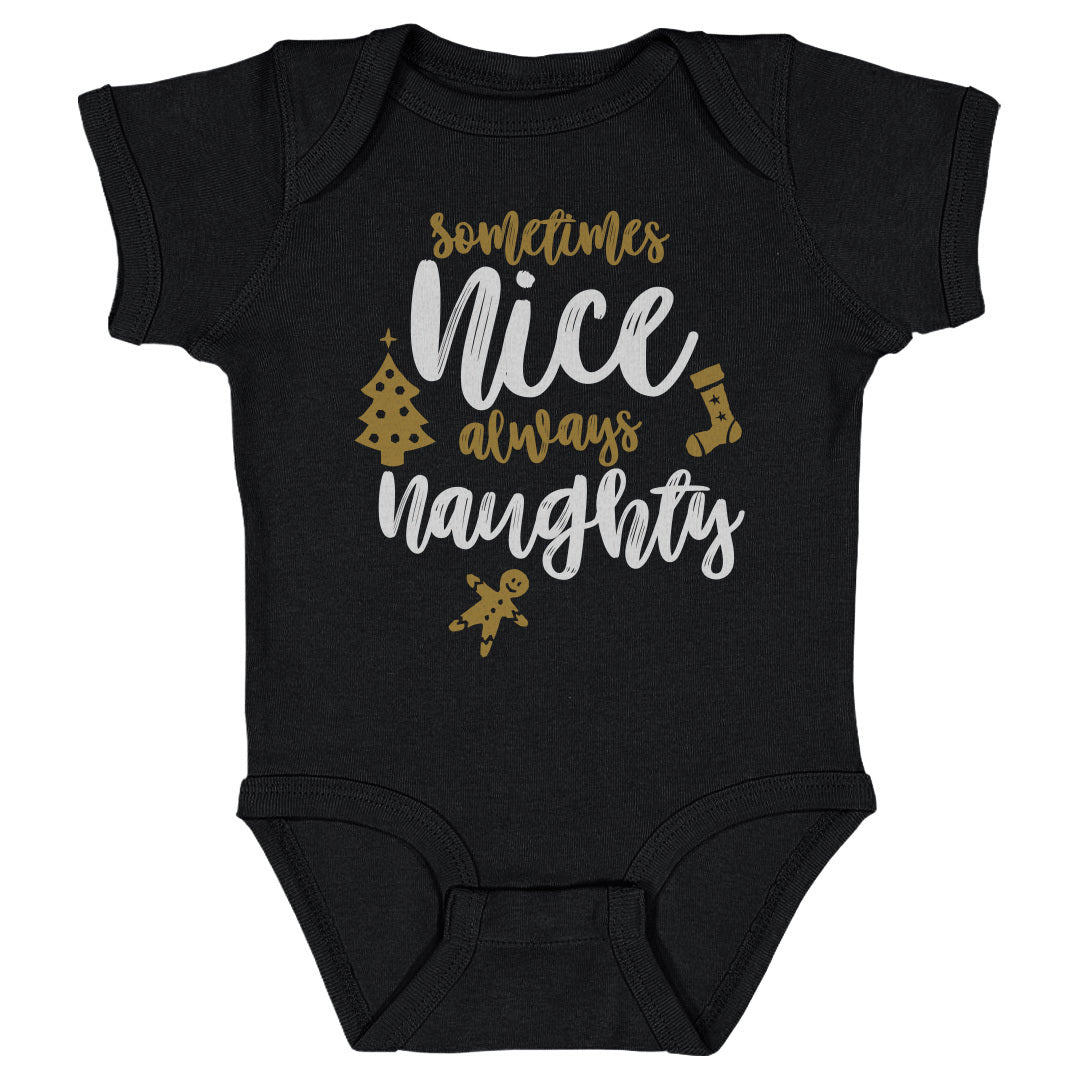 Christmas Sometimes Nice Always Naughty WHT