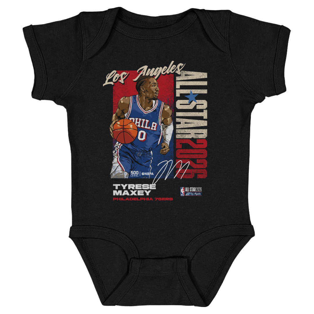 Tyrese Maxey Philadelphia 76ers 2026 NBA All-Star Vertical WHT