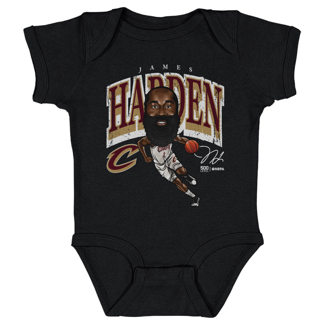 James Harden Cleveland Cavaliers Cartoon WHT
