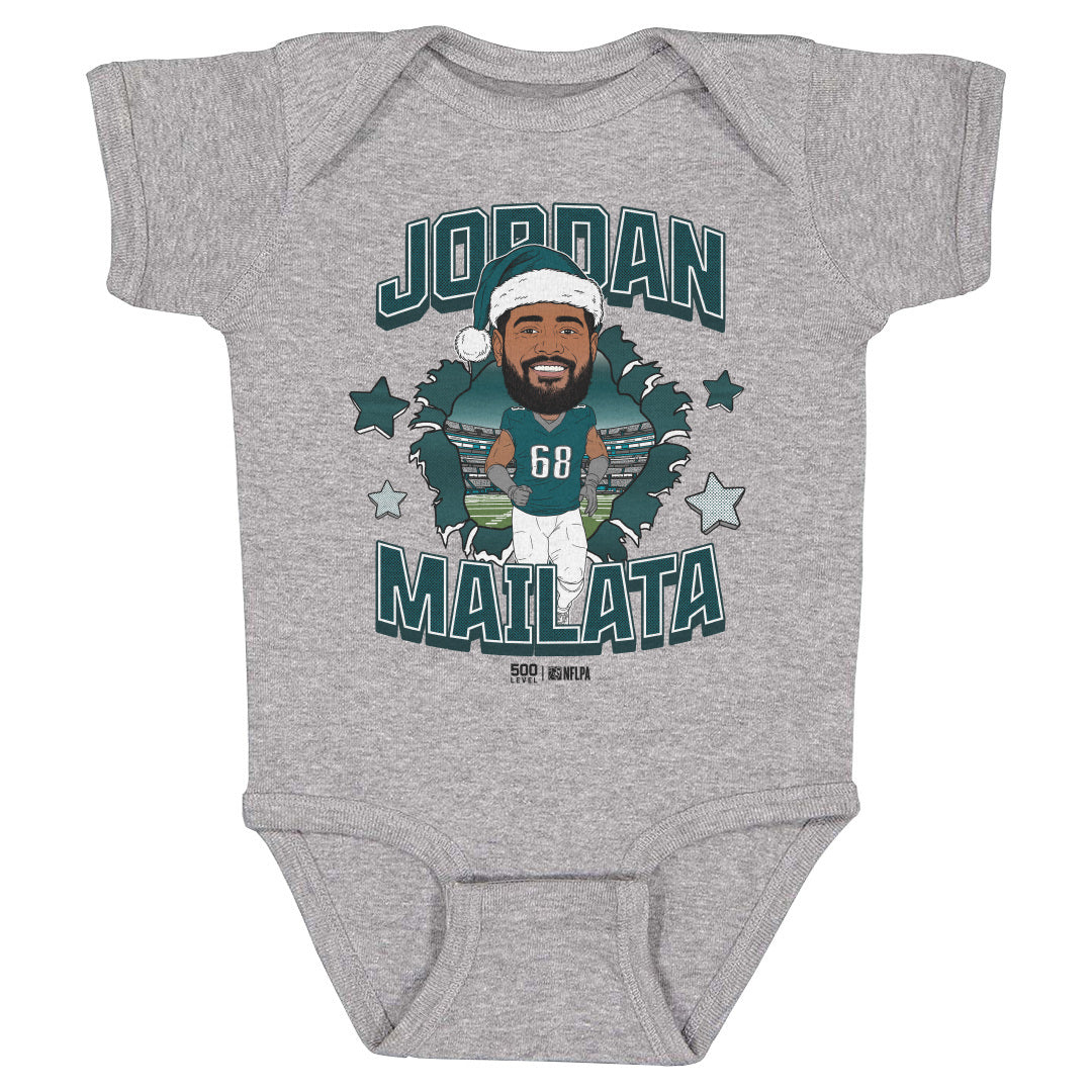 Jordan Mailata Philadelphia Santa Hat WHT
