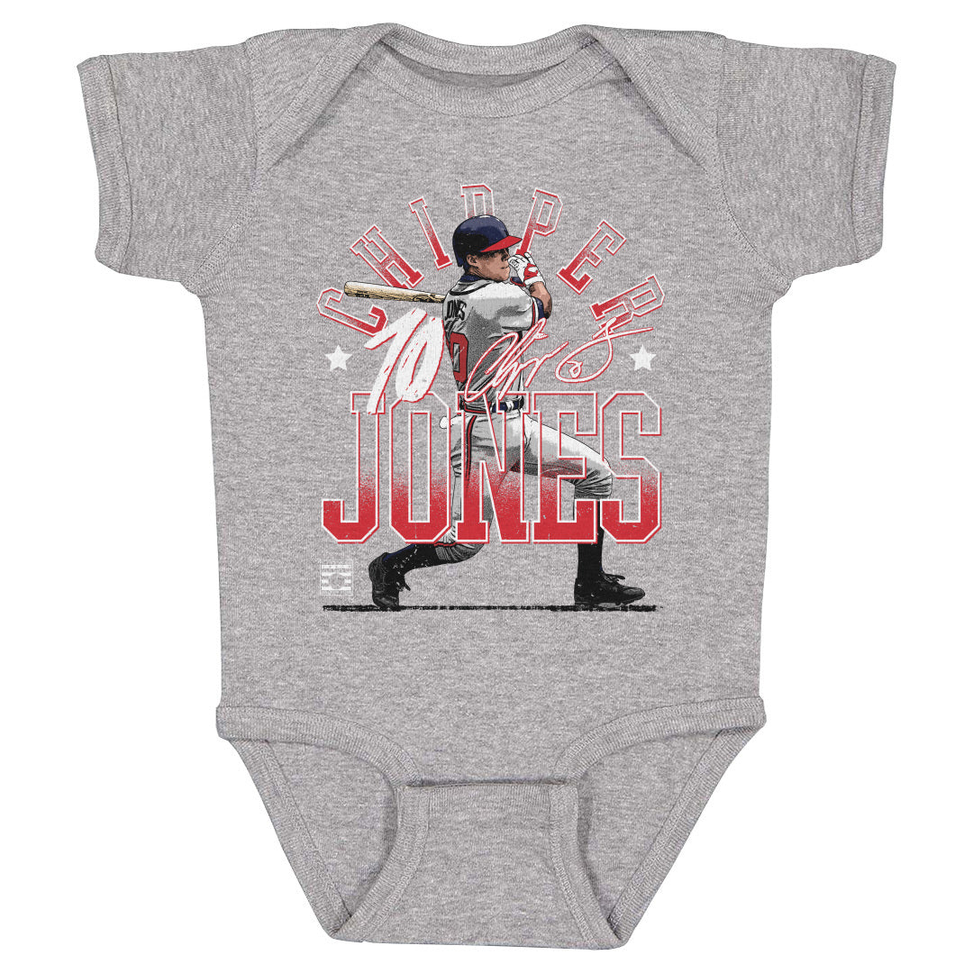 Chipper Jones Atlanta Arch WHT