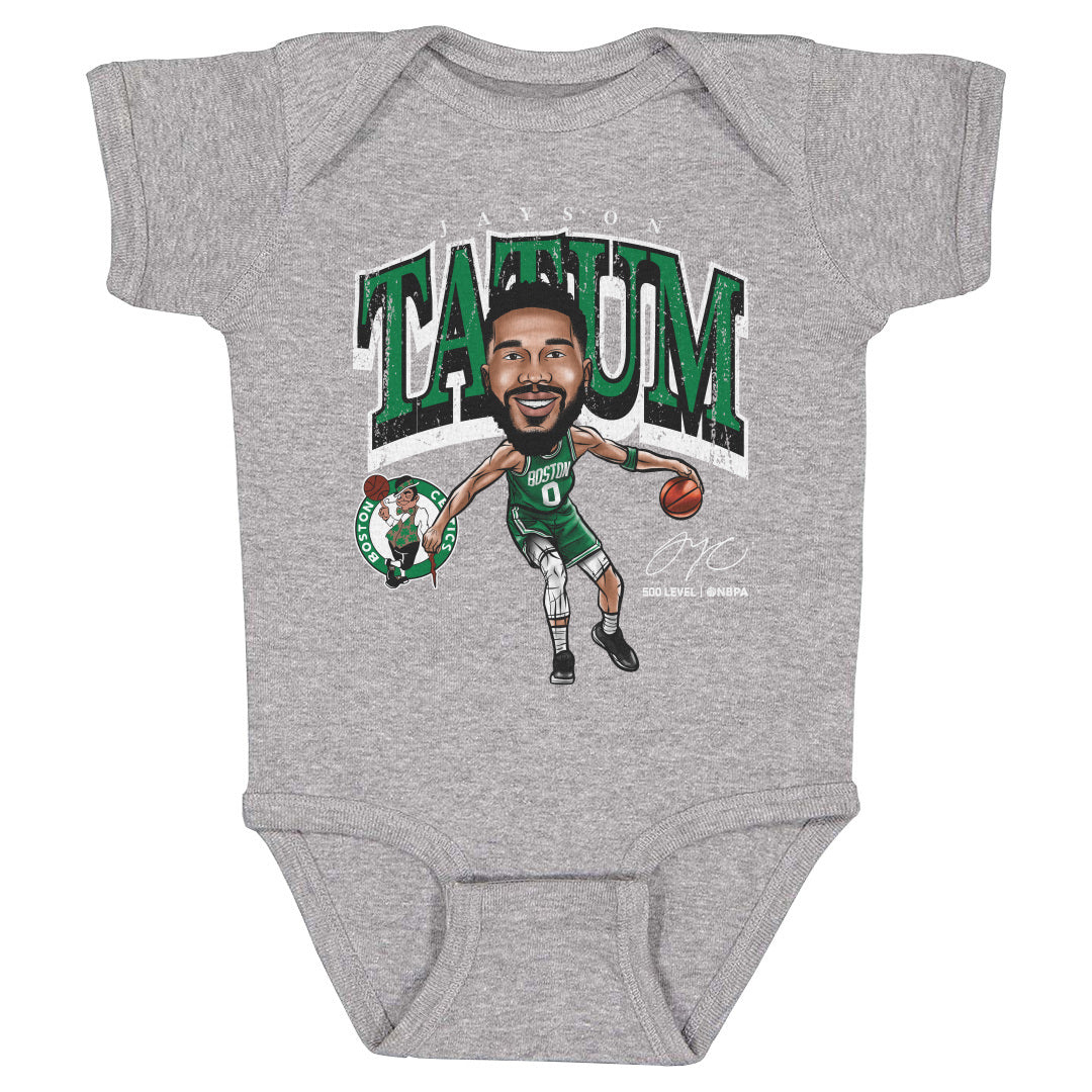 Jayson Tatum Boston Celtics Cartoon WHT
