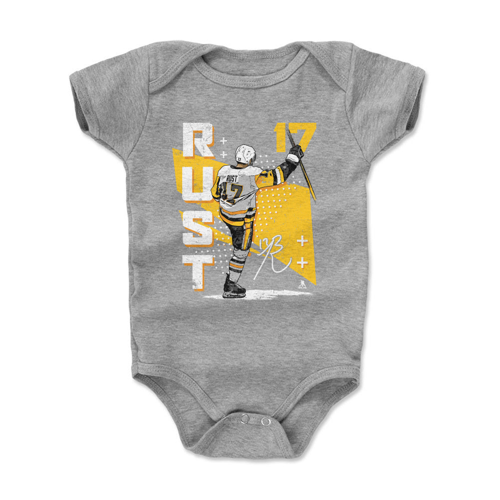 Bryan Rust Pittsburgh Vintage Retro WHT