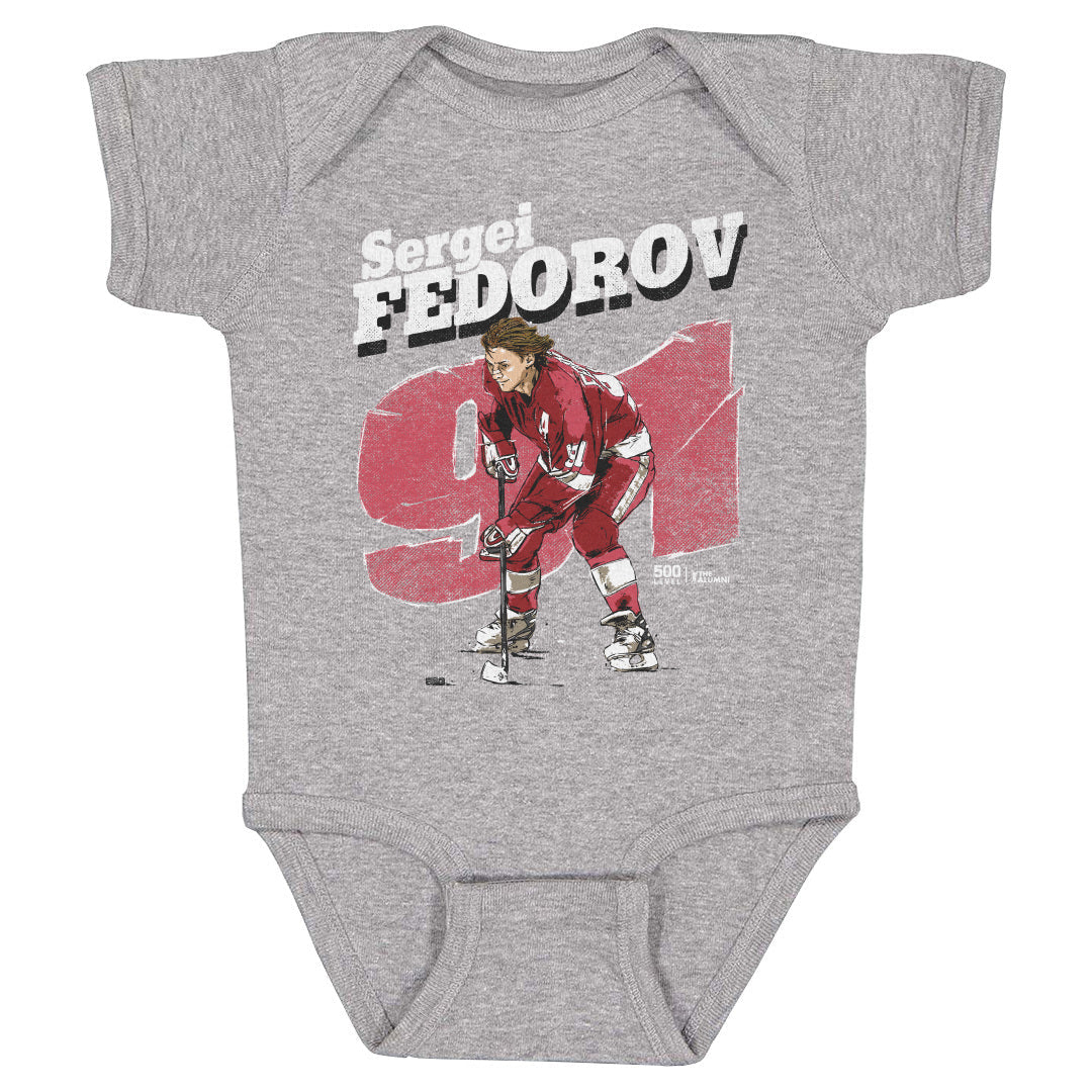 Sergei Fedorov Detroit Retro WHT