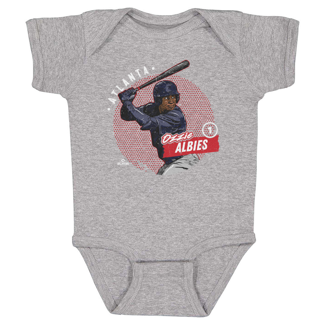 Ozzie Albies Atlanta Dots WHT