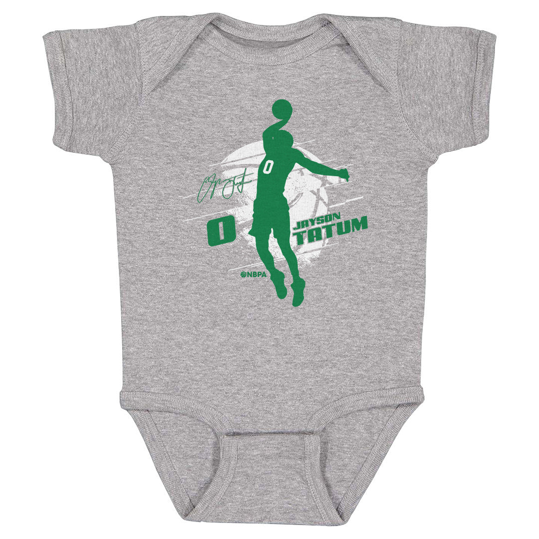 Jayson Tatum Boston Silhouette WHT