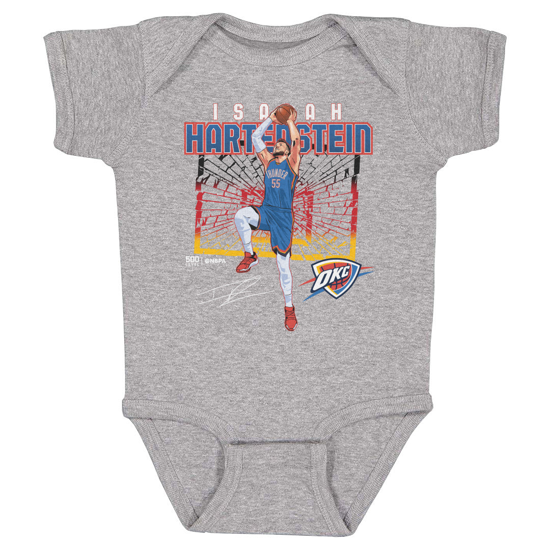 Isaiah Hartenstein Oklahoma City Thunder Shattered Flag WHT