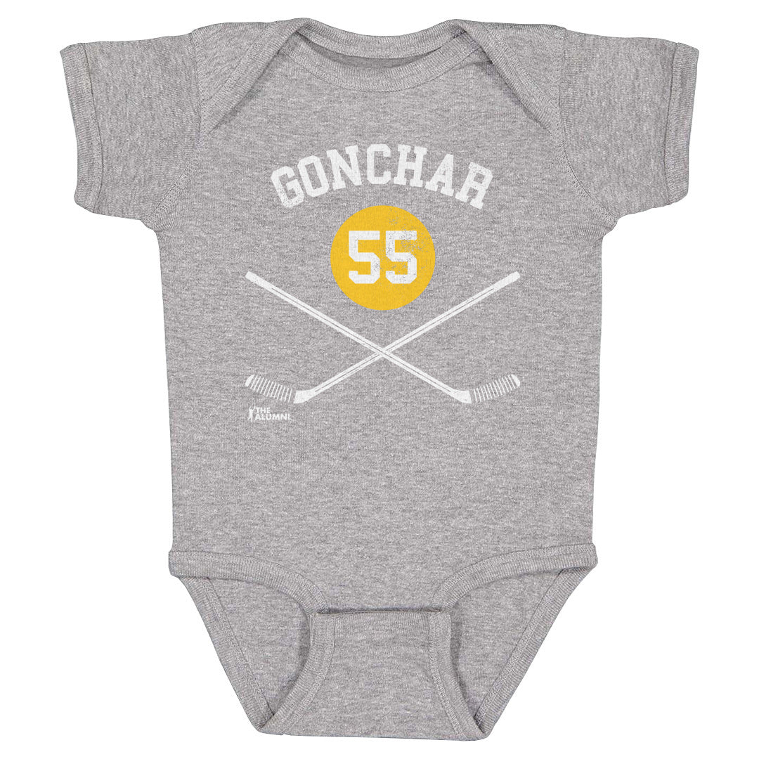 Sergei Gonchar Pittsburgh 55 Sticks WHT