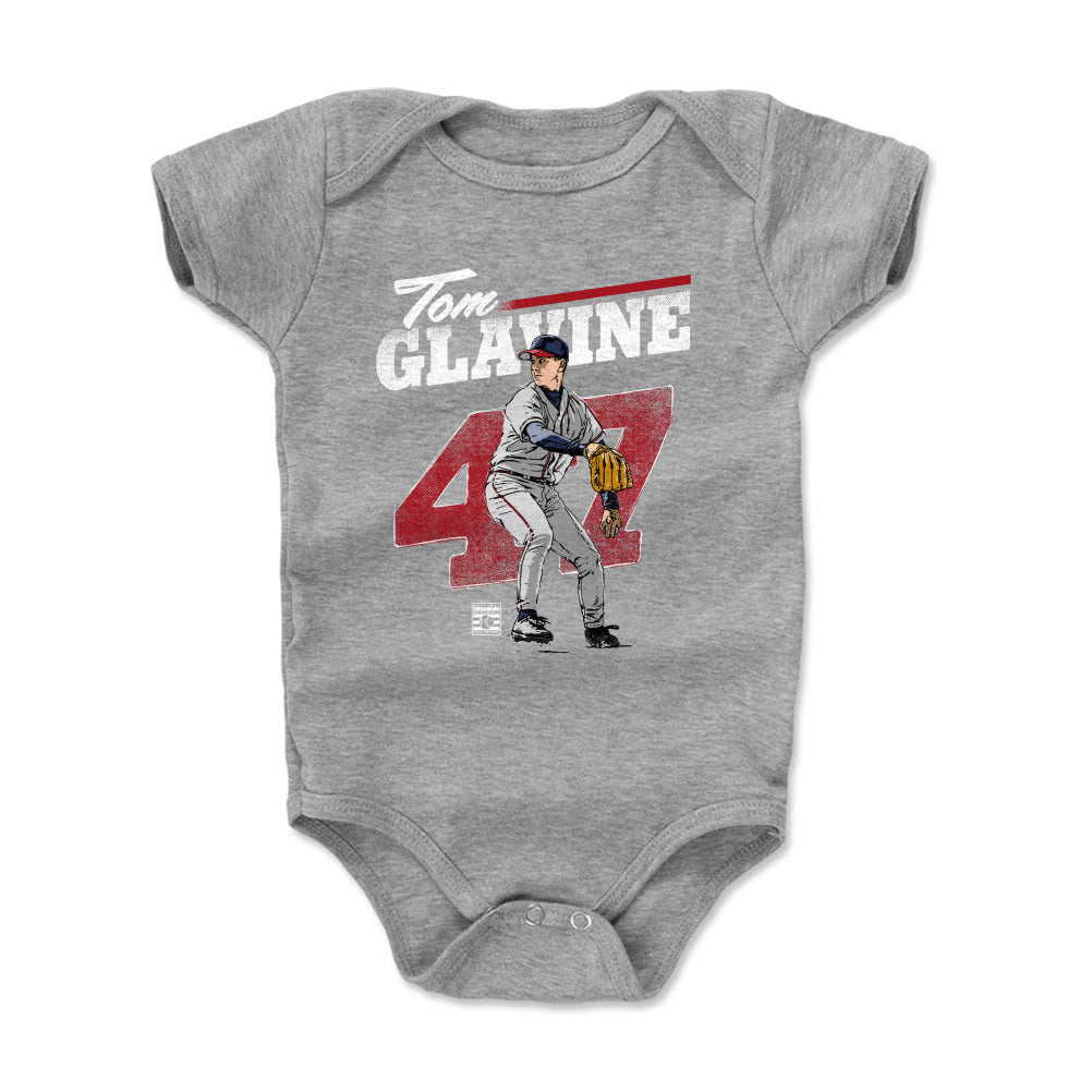 Tom Glavine Retro Grunge WHT