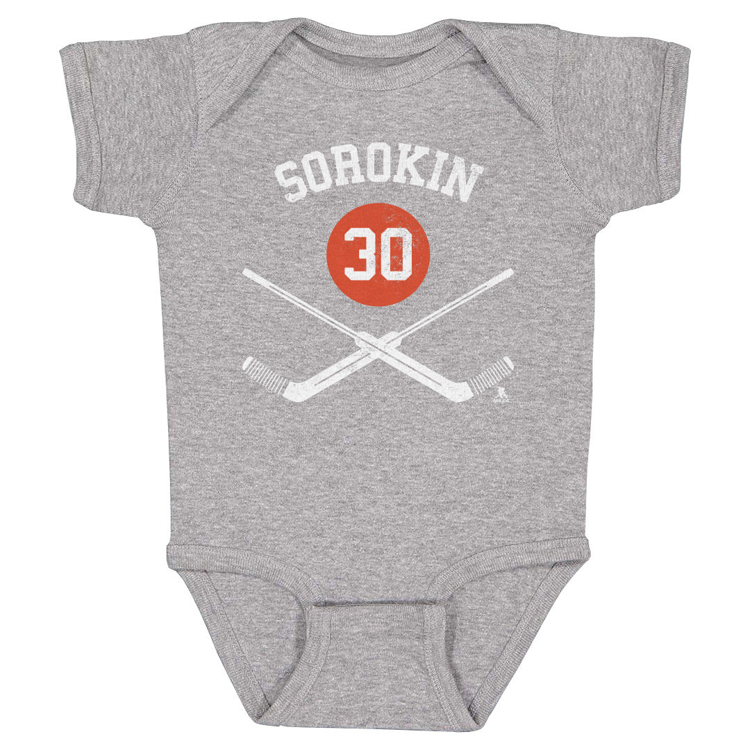 Ilya Sorokin New York I Goalie Sticks WHT