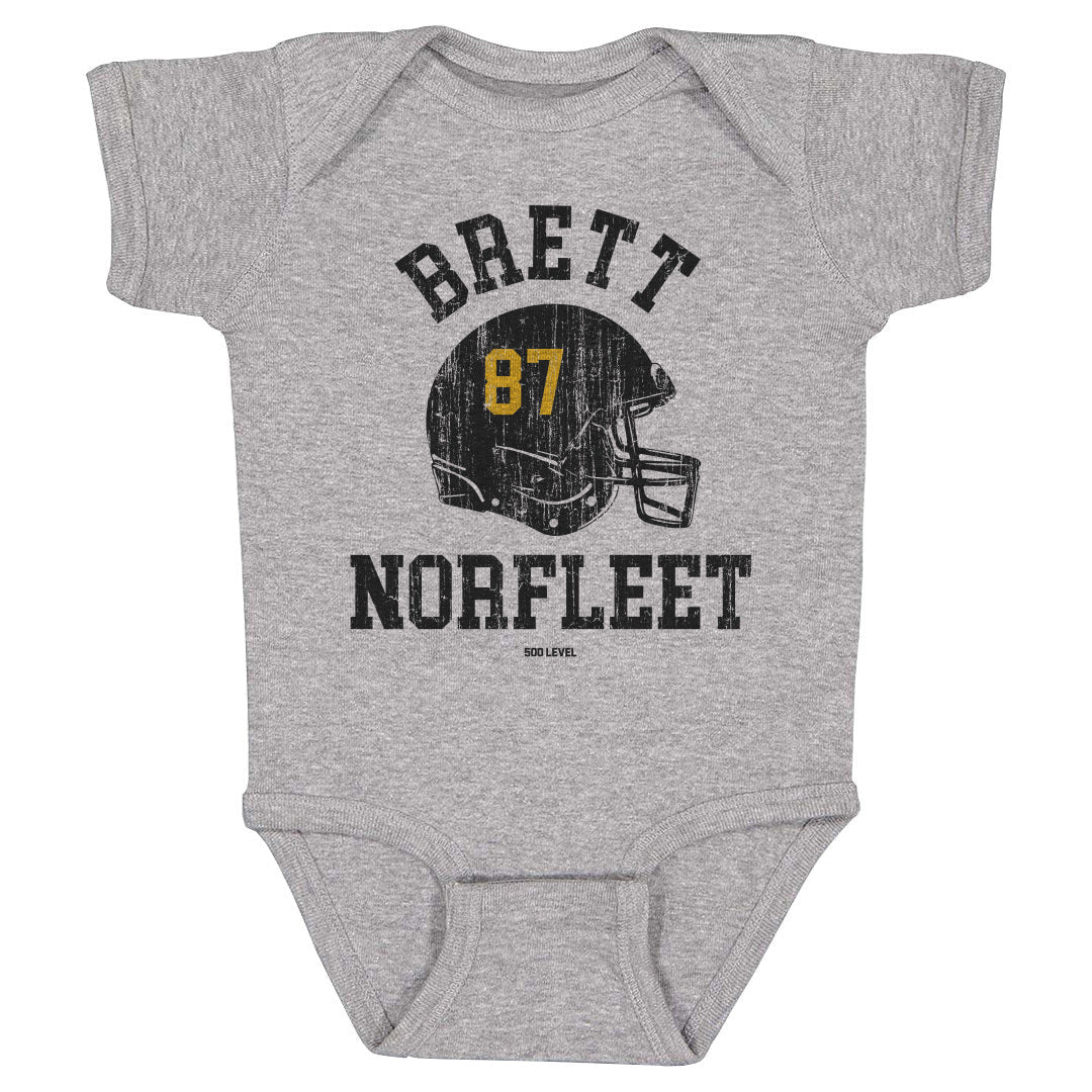 Brett Norfleet College Helmet Font