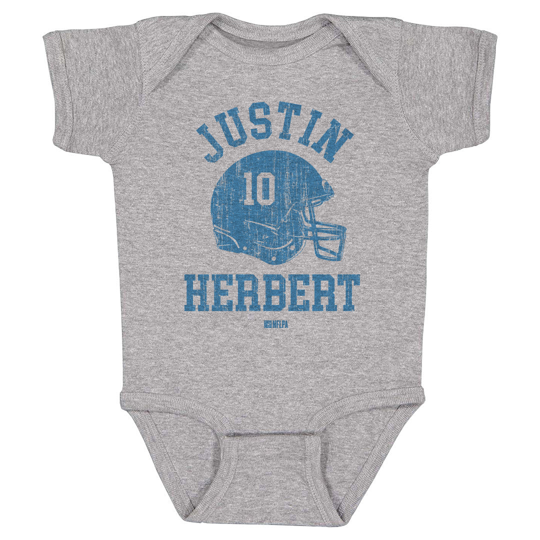 Justin Herbert Los Angeles C Helmet Font