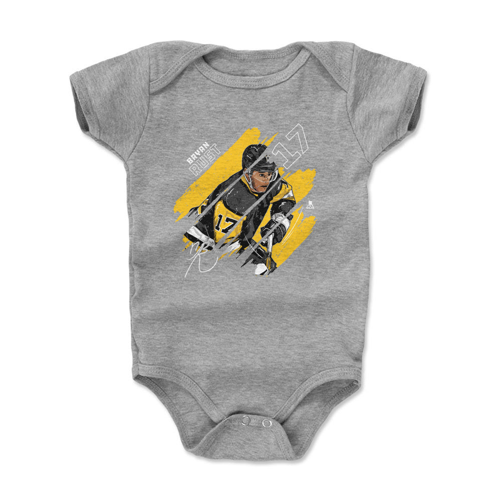 Bryan Rust Pittsburgh Stripes WHT
