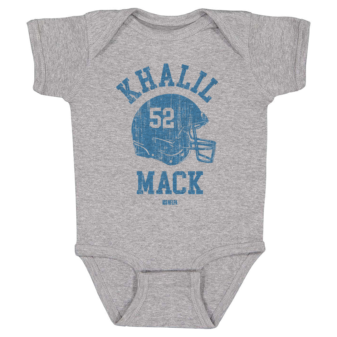 Khalil Mack Los Angeles C Helmet Font