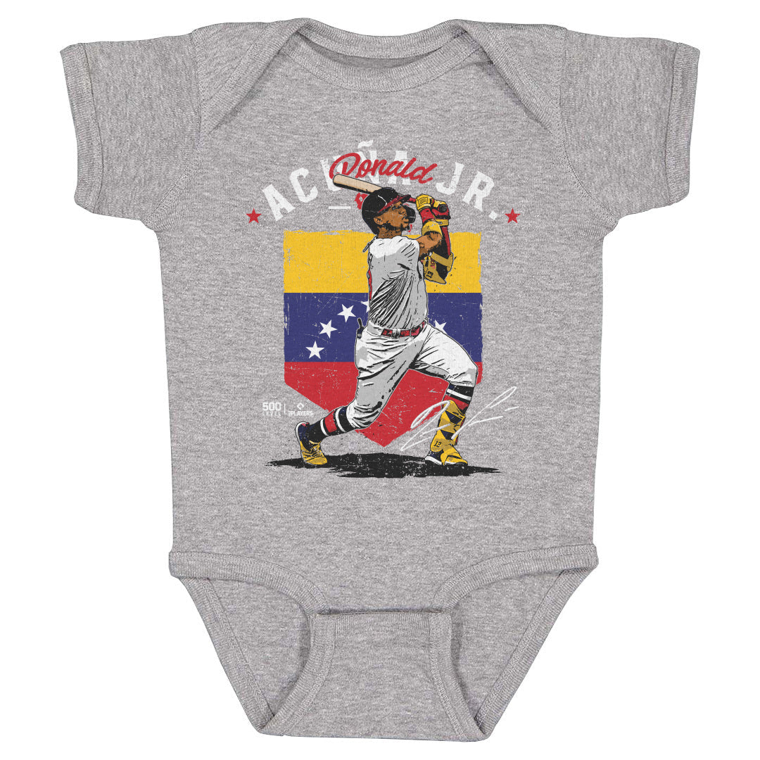 Ronald Acuna Jr. Atlanta Country Flag WHT