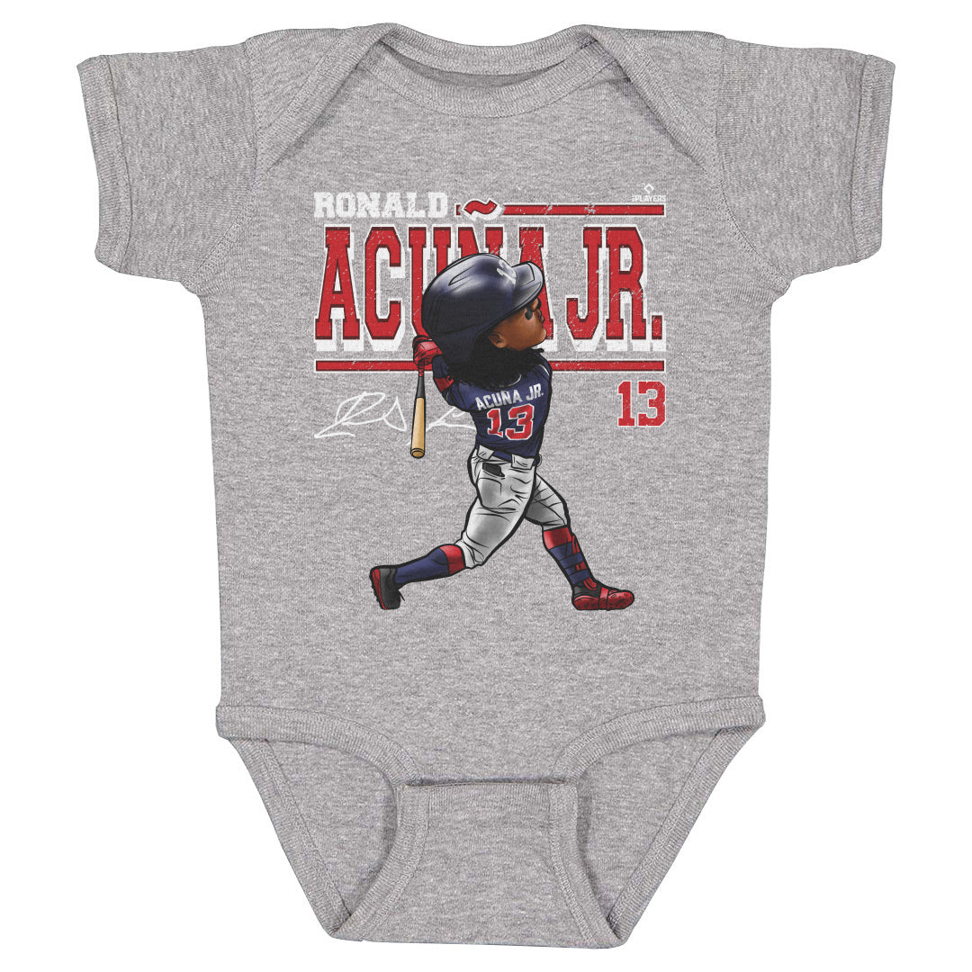 Ronald Acuna Jr. Cartoon WHT