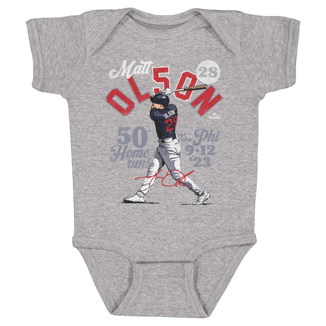 Matt Olson Atlanta 50 Homers WHT