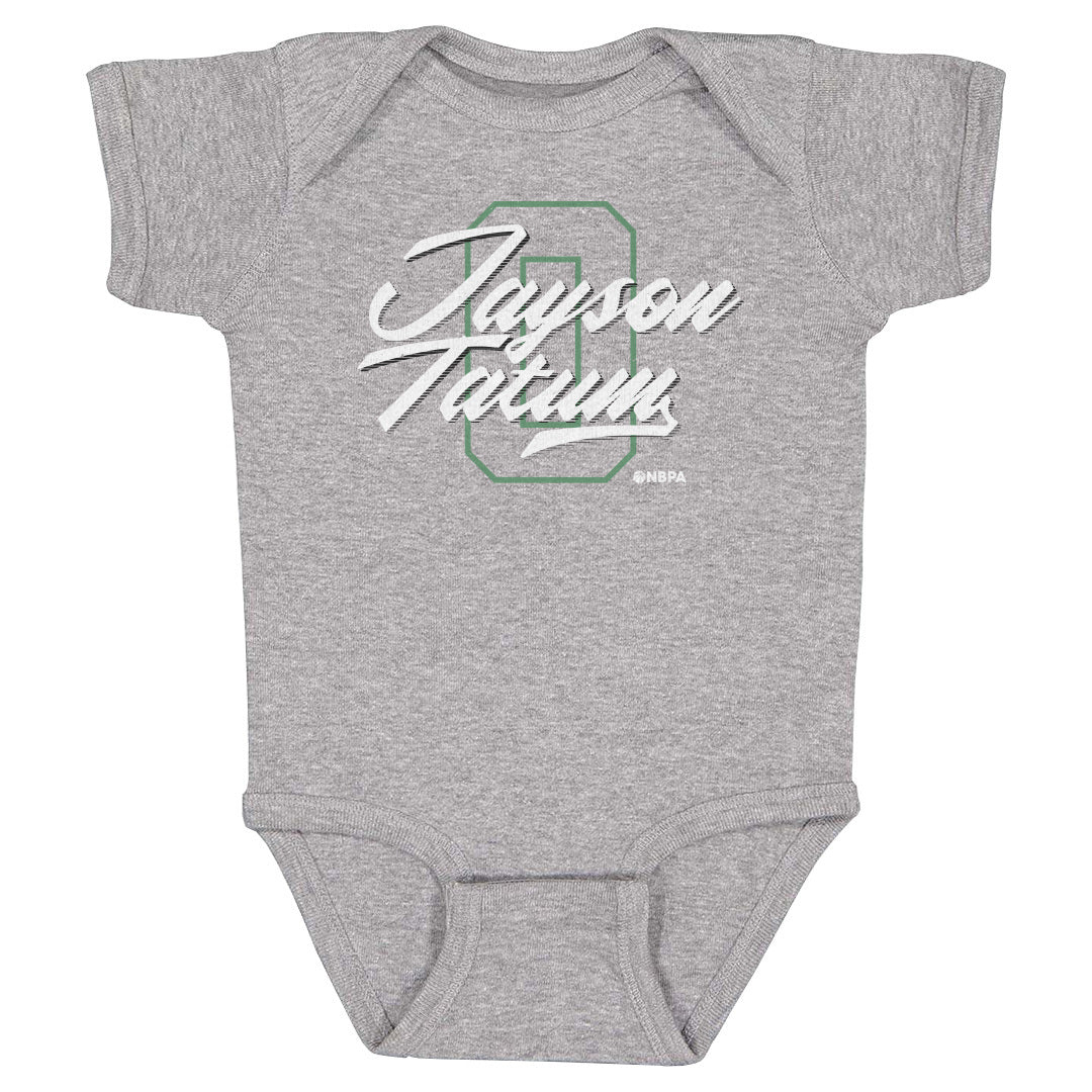 Jayson Tatum Boston Number Script WHT