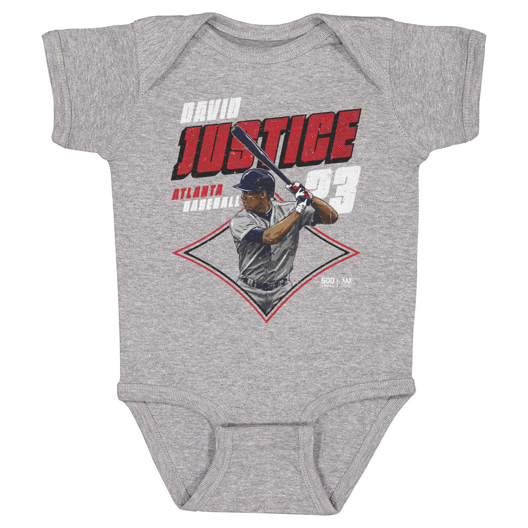David Justice Atlanta Diamond WHT