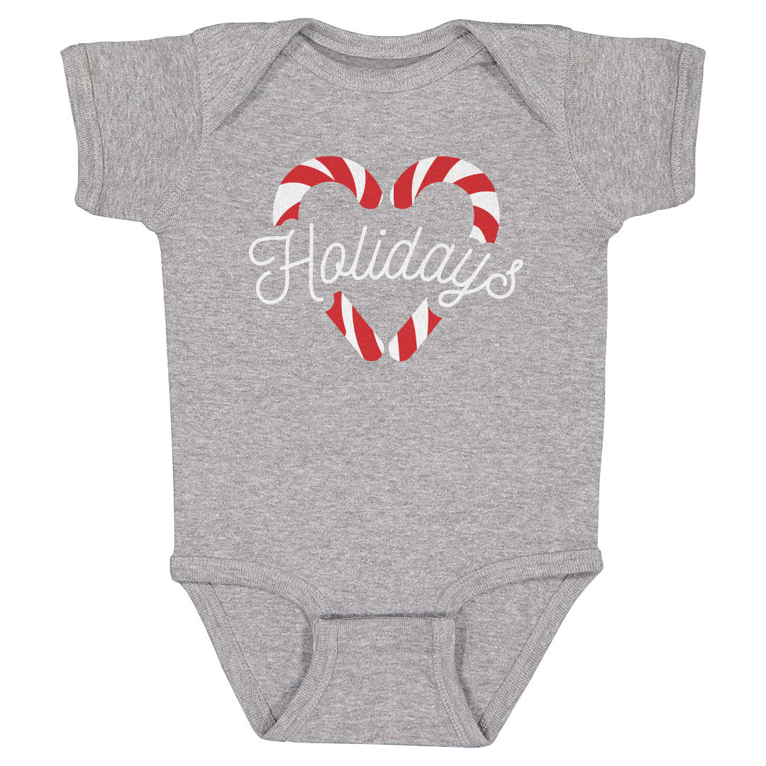 Christmas Candy Cane Heart WHT