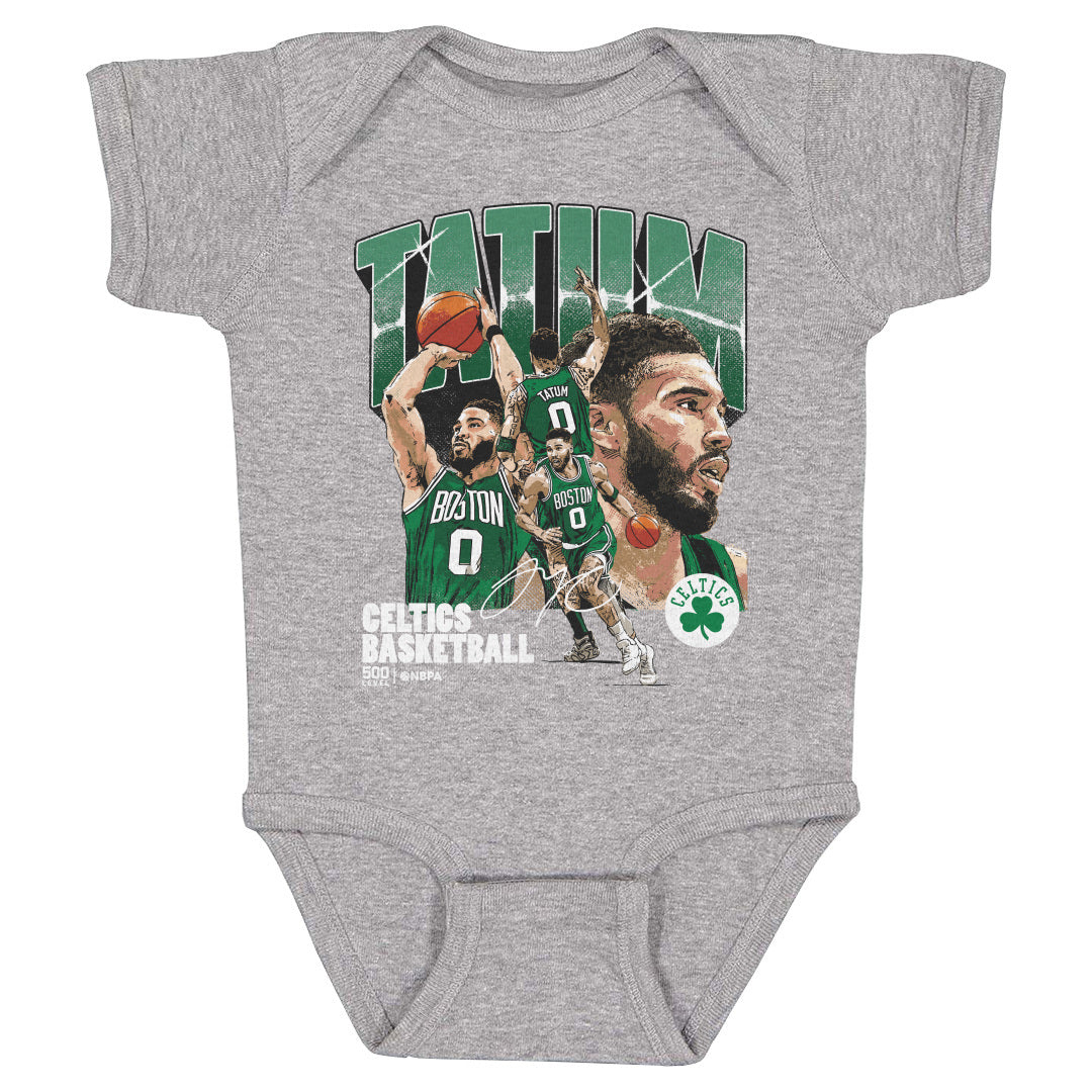 Jayson Tatum Boston Celtics Collage WHT