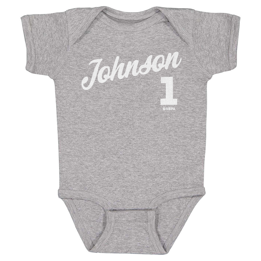 Jalen Johnson Atlanta Script WHT