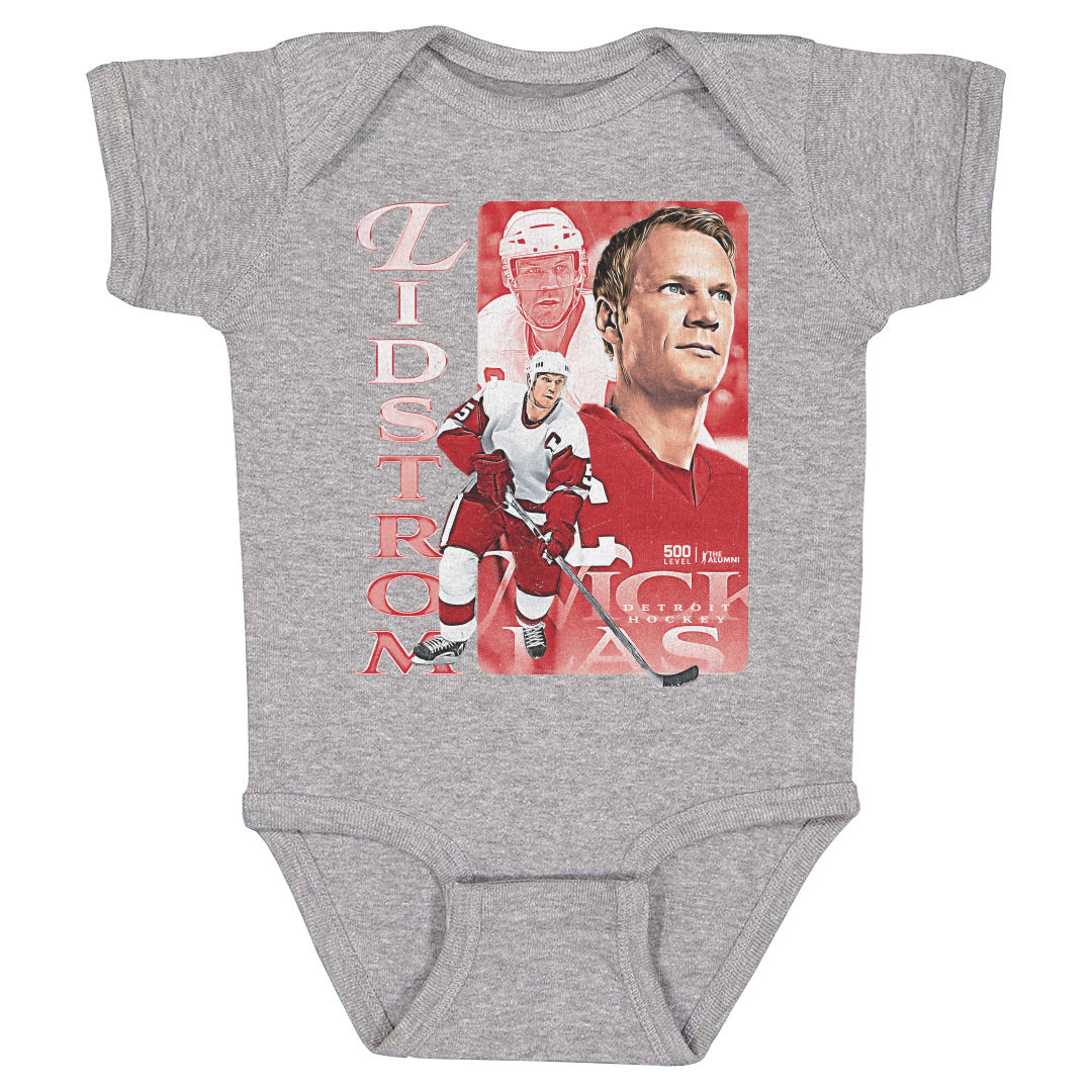Nicklas Lidstrom Detroit Vintage WHT