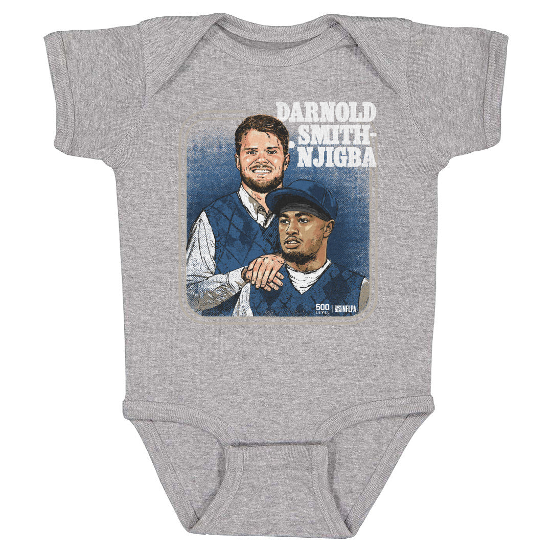 Sam Darnold & Jaxon Smith-Njigba Seattle Step Brothers WHT