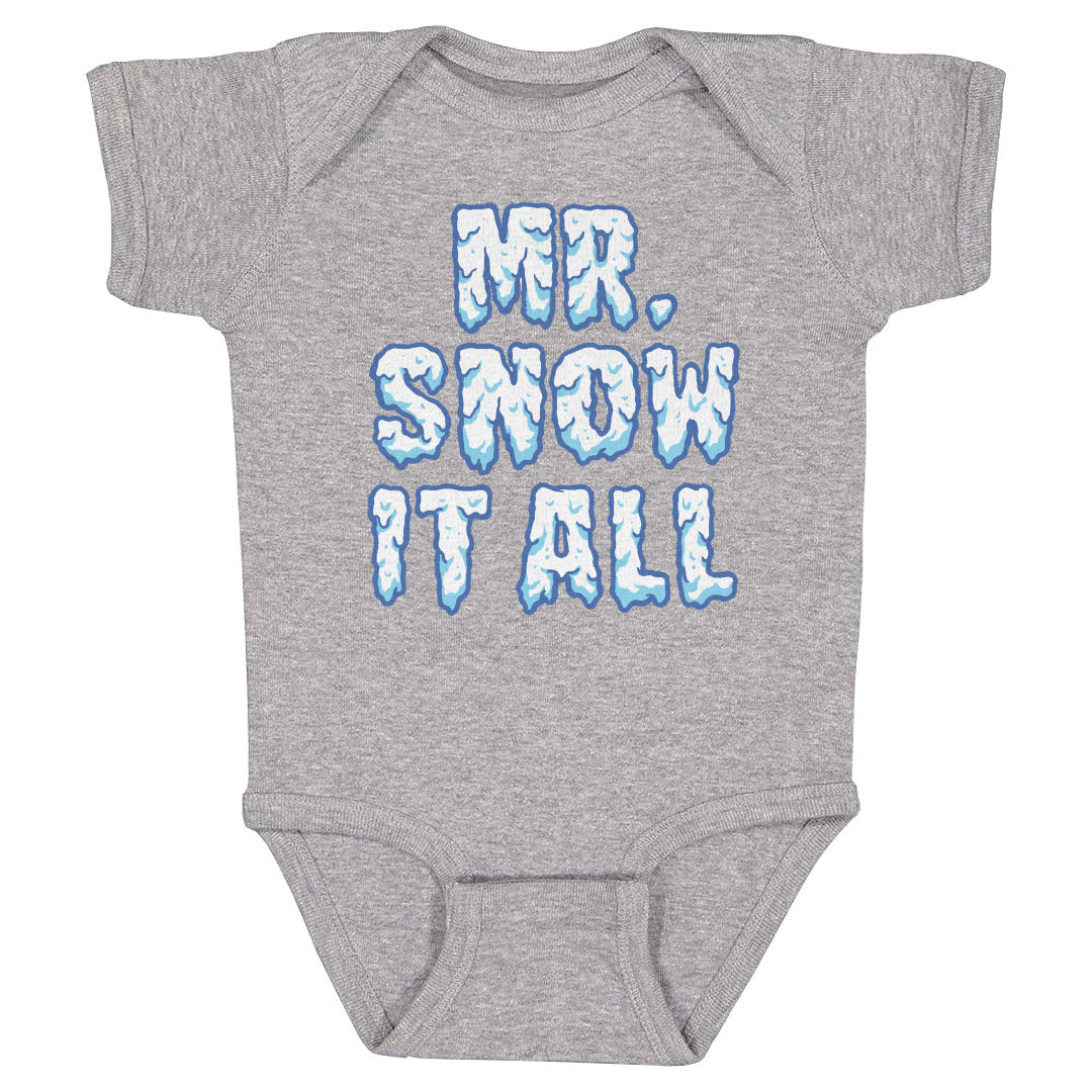 Christmas Mr. Snow It All WHT