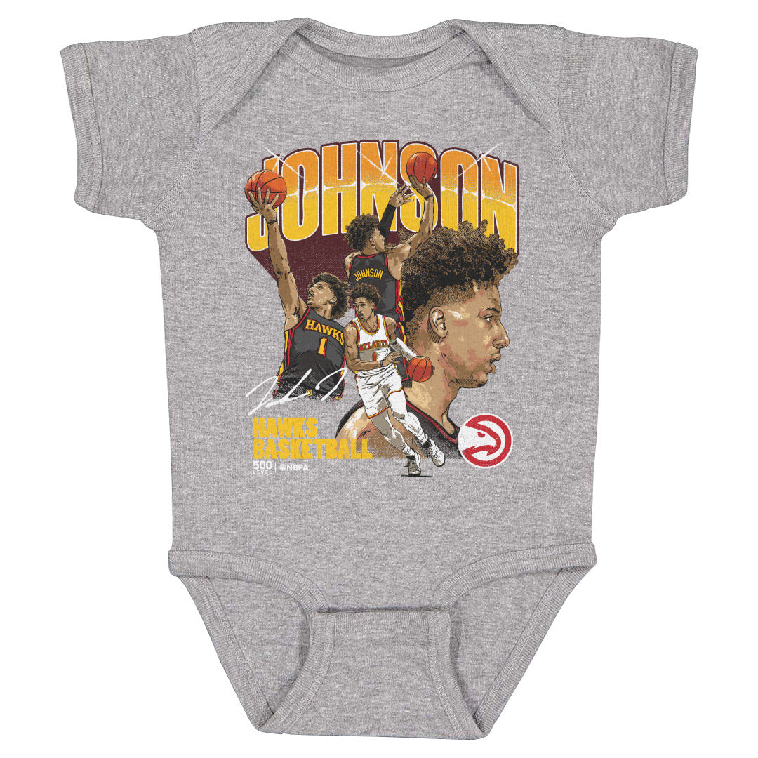 Jalen Johnson Atlanta Hawks Collage WHT