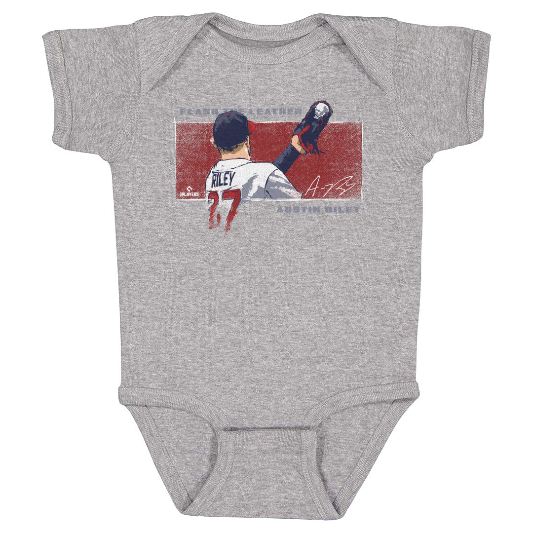 Austin Riley Atlanta Flash The Leather WHT