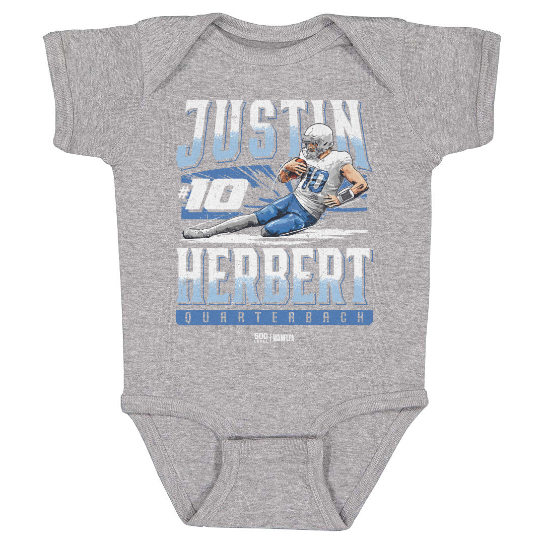 Justin Herbert Los Angeles C Slide WHT