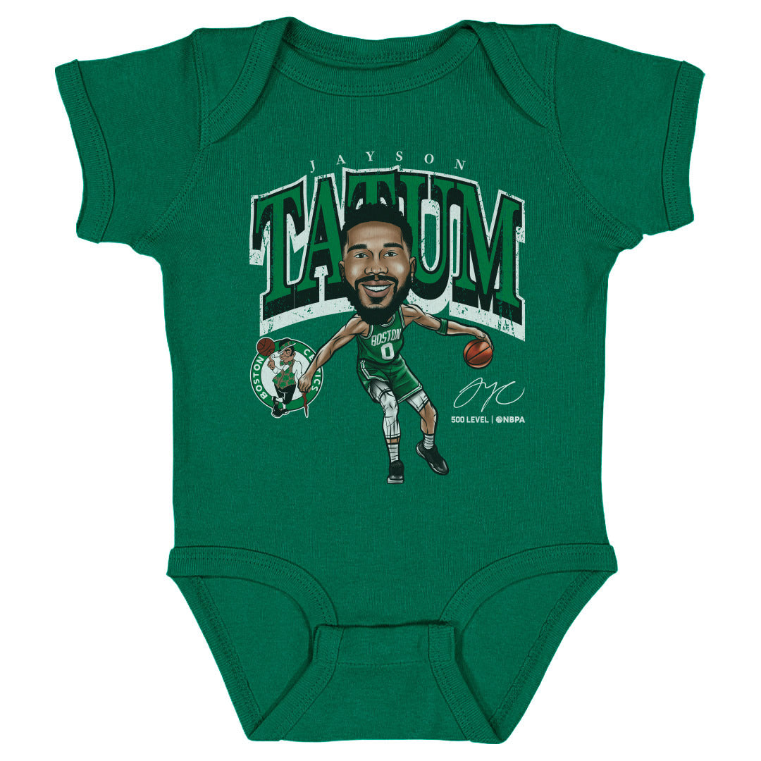Jayson Tatum Boston Celtics Cartoon WHT