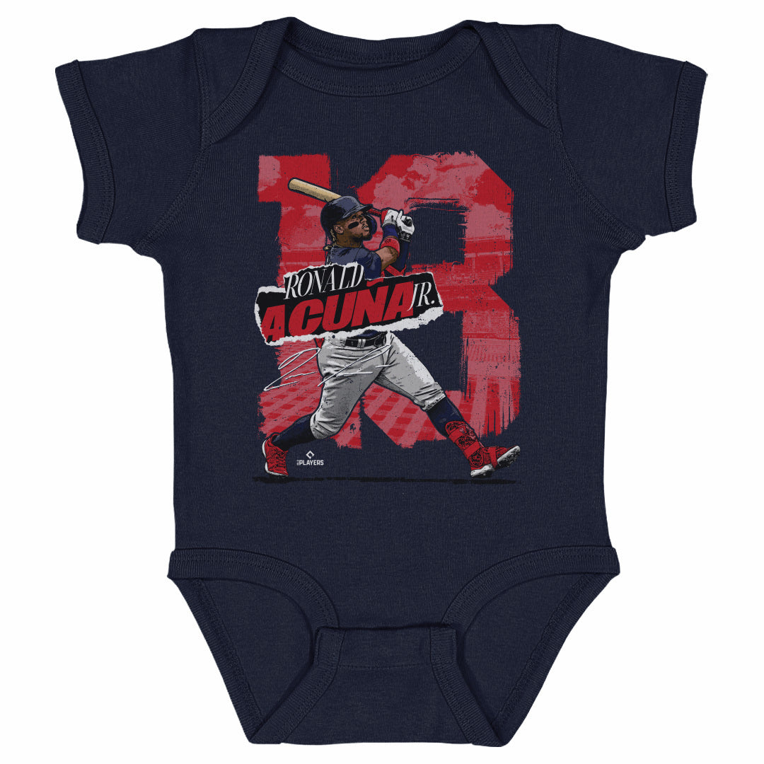 Ronald Acuna Jr. Atlanta Rough WHT