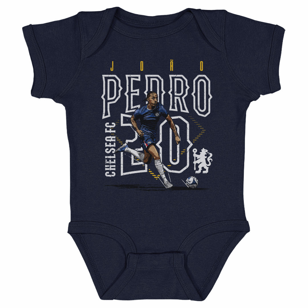 Joao Pedro Chelsea FC Outline Number WHT