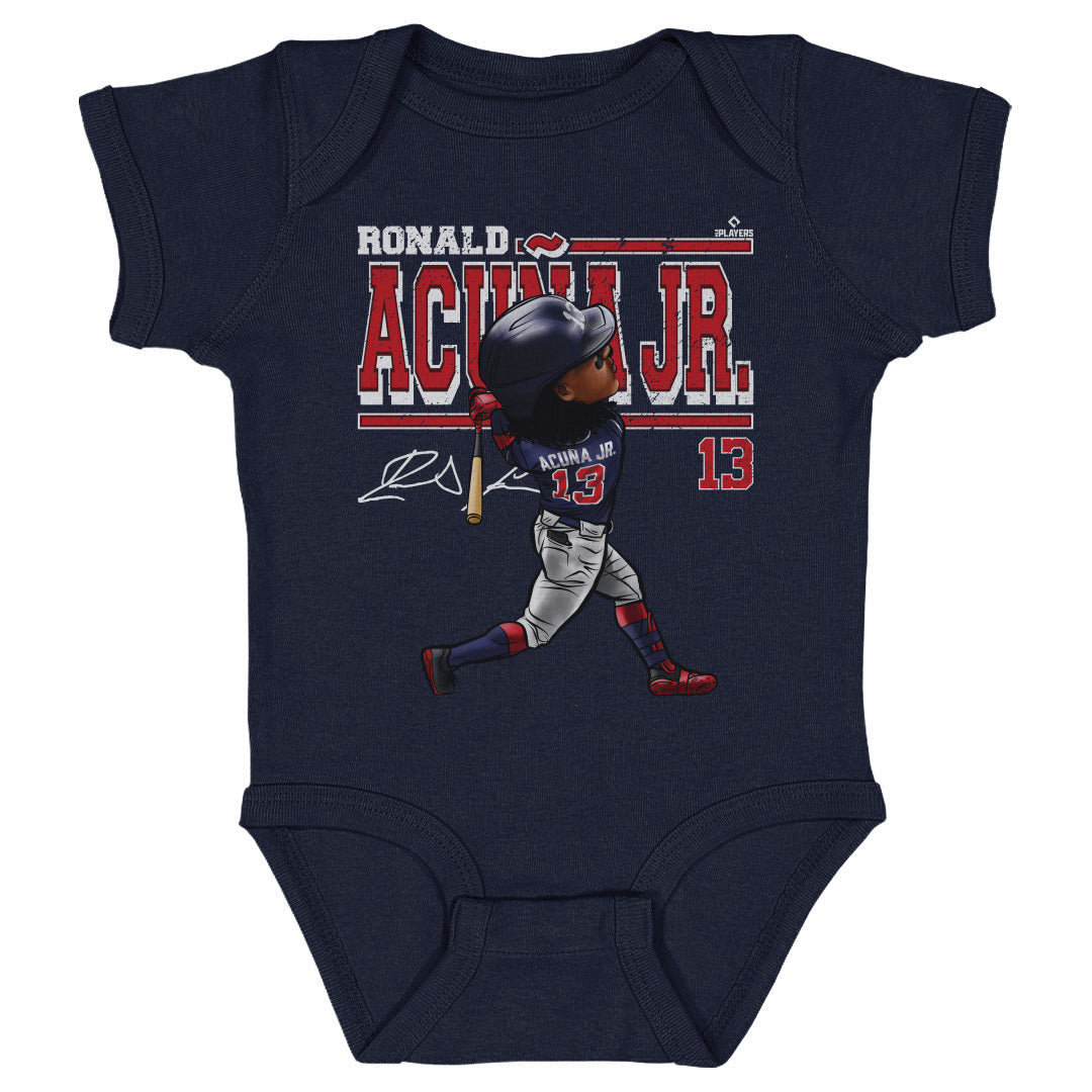 Ronald Acuna Jr. Cartoon WHT