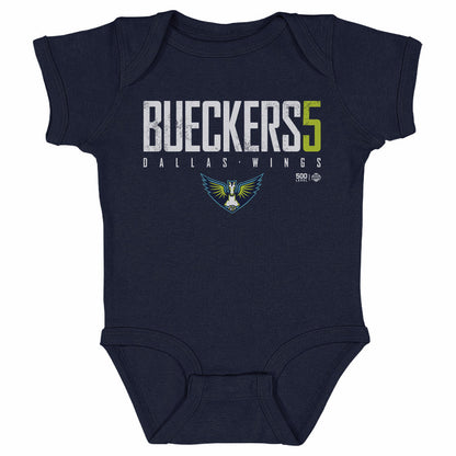 Paige Bueckers Dallas Wings Elite WHT Kids Infant Baby Romper 500 Level Officially Licensed Fan Gear