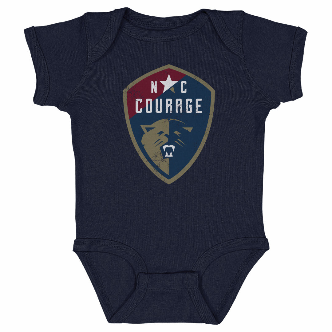 North Carolina Courage Vintage Primary Logo WHT