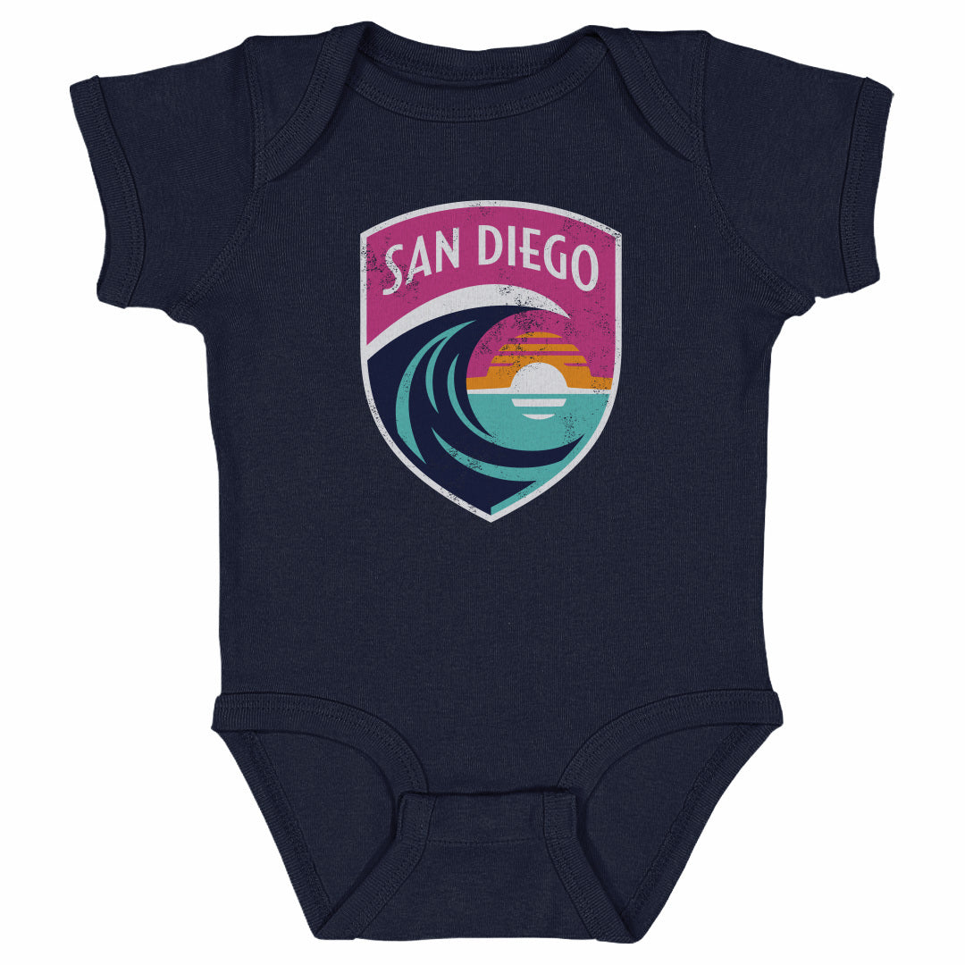 San Diego Wave FC Vintage Primary Logo WHT
