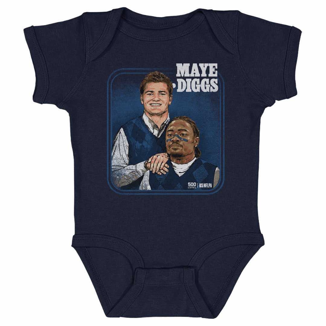 Drake Maye & Stefon Diggs New England Step Brothers WHT