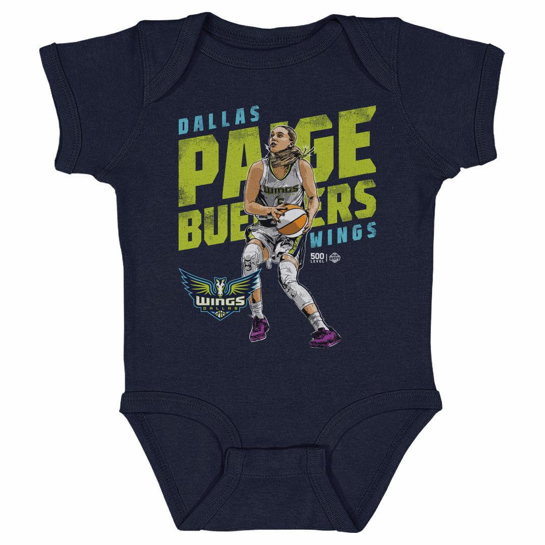 Paige Bueckers Dallas Wings Slant WHT