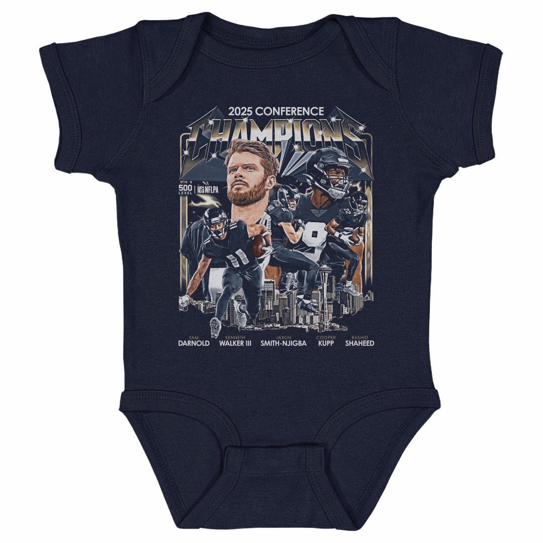 Seattle Football 2025 Conference Champions Vintage WHT