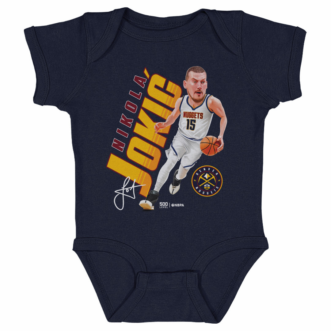 Nikola Jokic Denver Nuggets Caricature WHT