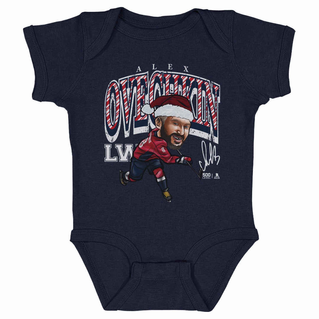 Alex Ovechkin Washington Cartoon Santa Hat WHT