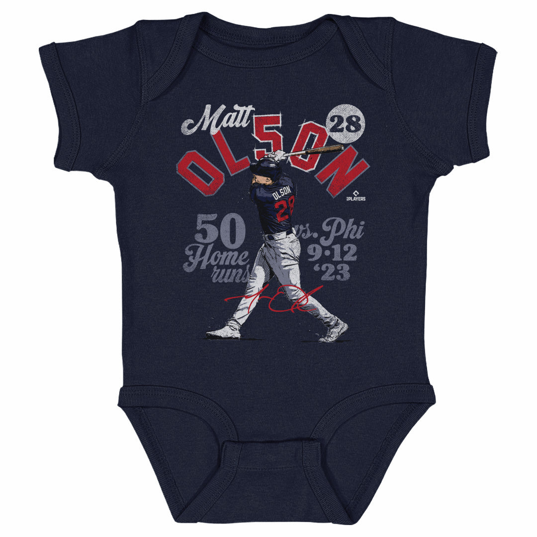Matt Olson Atlanta 50 Homers WHT